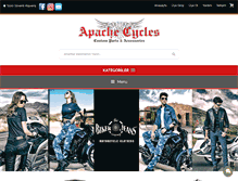 Tablet Screenshot of apachecycles.com